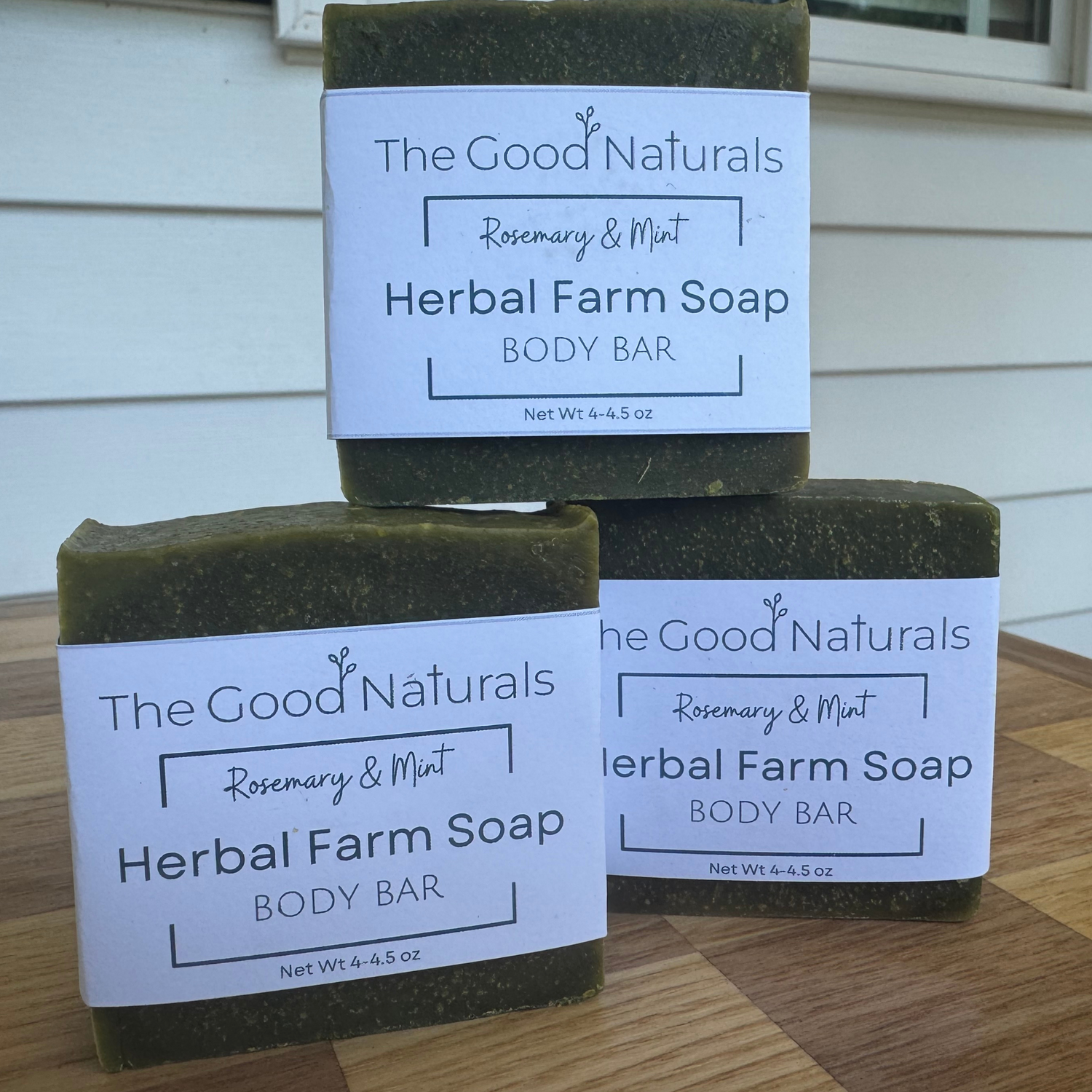 Seasonal Herbal Farm Soap - Rosemary & Mint